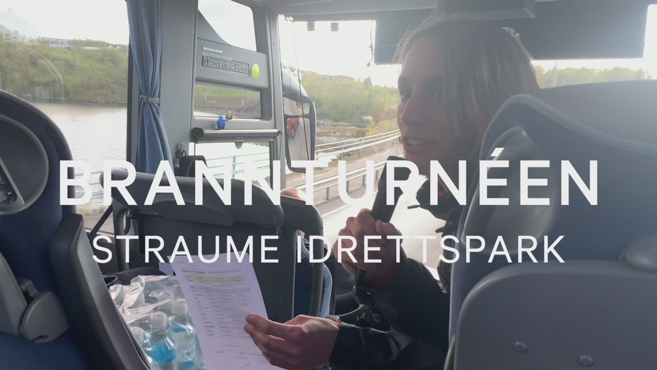 Brannturnéen på Straume Idrettspark